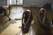 Gustave Caillebotte The Floor Scrapers (nn020 oil painting on canvas